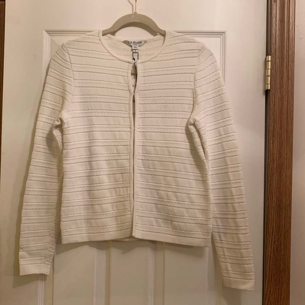 NWT L.K. Bennett long sleeve cardigan sweater